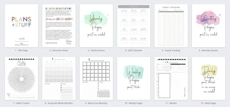 š„LAST DAY 49% OFF - šADHD Planner Starter Kit( š3 Month Starter Kit )