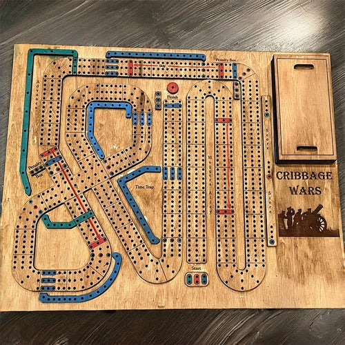 🔥LAST DAY 49% OFF - Cribbage War Game(Large Size 12 Inch)