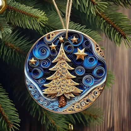 🔥LAST DAY 49% OFF- ✨3D Quilling Christmas Ornaments