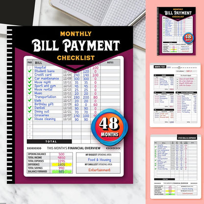 🔥Last 48 hours 57% OFF -Bill Payment Management Book
