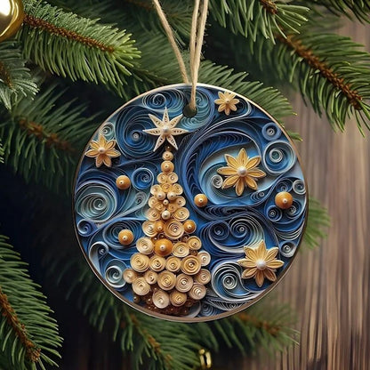 🔥LAST DAY 49% OFF- ✨3D Quilling Christmas Ornaments