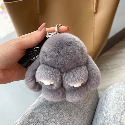 🔥Last Day 50% 0FF - 🐇Handmade Soft Bunny PomPom Charms(Boxed Edition)
