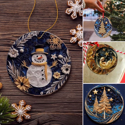 🔥LAST DAY 49% OFF- ✨3D Quilling Christmas Ornaments