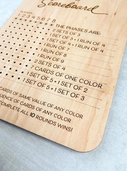 🔥Last Day 49% OFF - Phase 10 Score Board