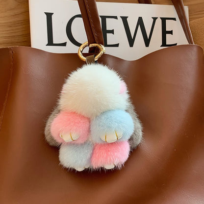 🔥Last Day 50% 0FF - 🐇Handmade Soft Bunny PomPom Charms(Boxed Edition)