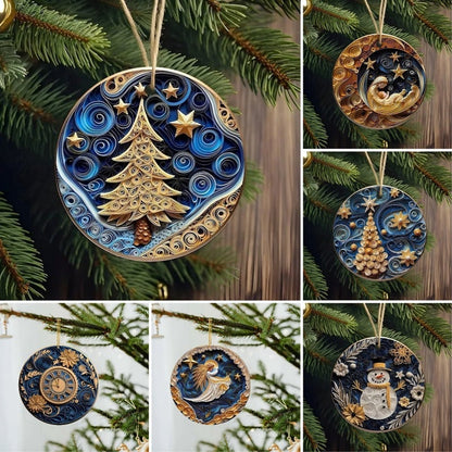 🔥LAST DAY 49% OFF- ✨3D Quilling Christmas Ornaments