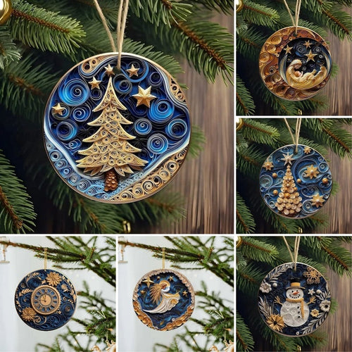 🔥LAST DAY 49% OFF- ✨3D Quilling Christmas Ornaments