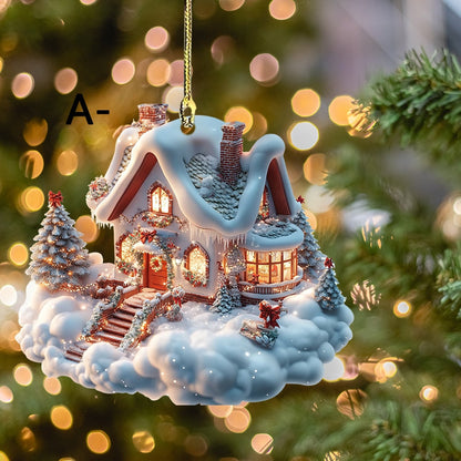 🔥LAST DAY 50% OFF - 🎄🏡Enchanted Snow House Ornament