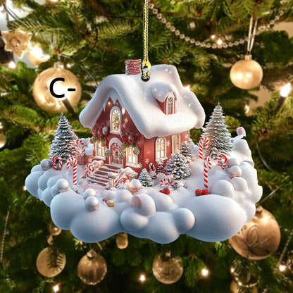 🔥LAST DAY 50% OFF - 🎄🏡Enchanted Snow House Ornament