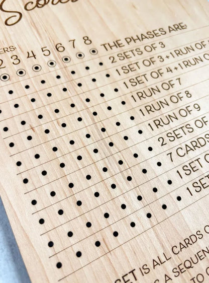 🔥Last Day 49% OFF - Phase 10 Score Board