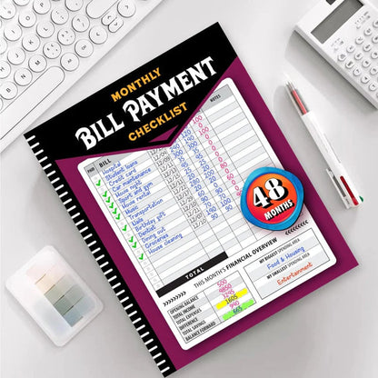 🔥Last 48 hours 57% OFF -Bill Payment Management Book