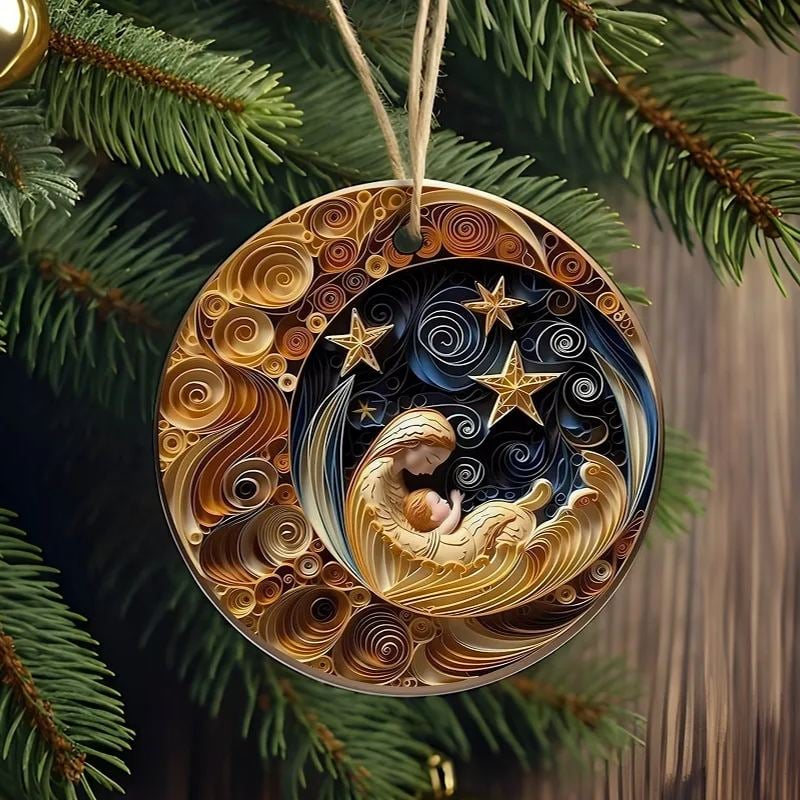 🔥LAST DAY 49% OFF- ✨3D Quilling Christmas Ornaments