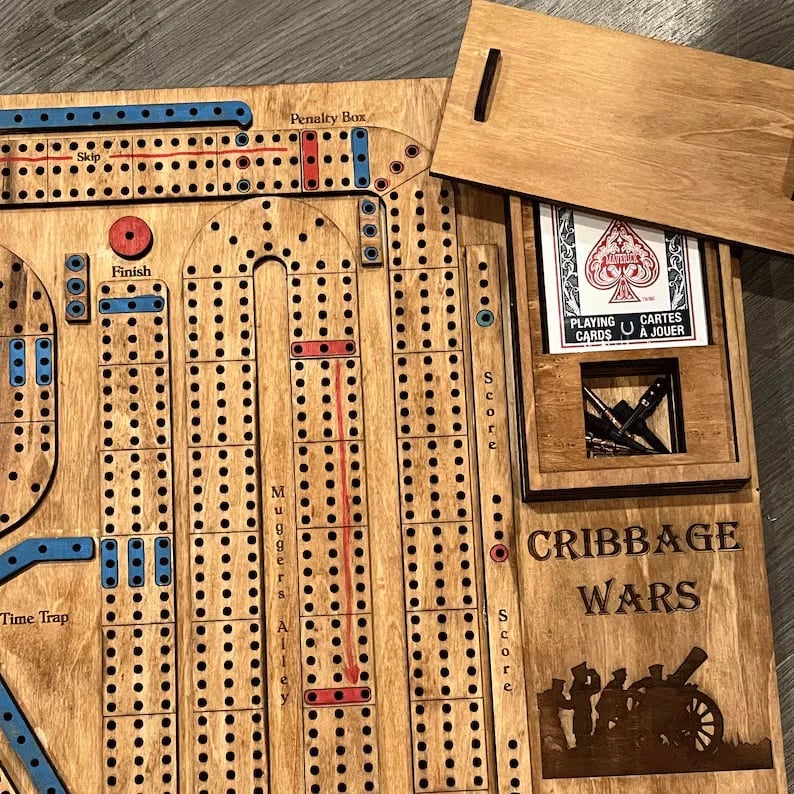🔥LAST DAY 49% OFF - Cribbage War Game(Large Size 12 Inch)