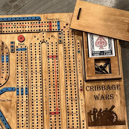 🔥LAST DAY 49% OFF - Cribbage War Game(Large Size 12 Inch)