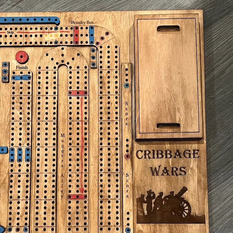 🔥LAST DAY 49% OFF - Cribbage War Game(Large Size 12 Inch)